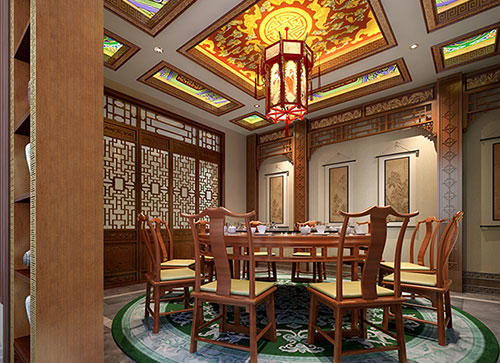 鄂州中式古典风格家居装修设计效果图