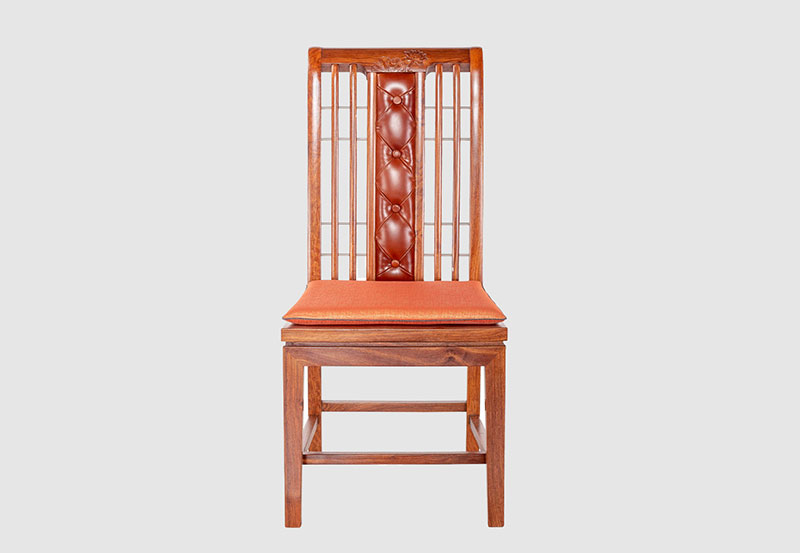 鄂州芙蓉榭中式实木餐椅效果图