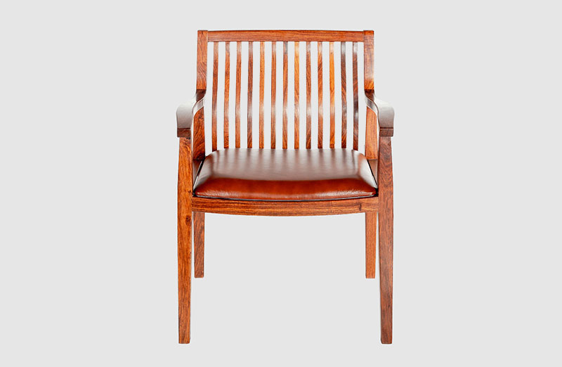 鄂州中式实木大方椅家具效果图